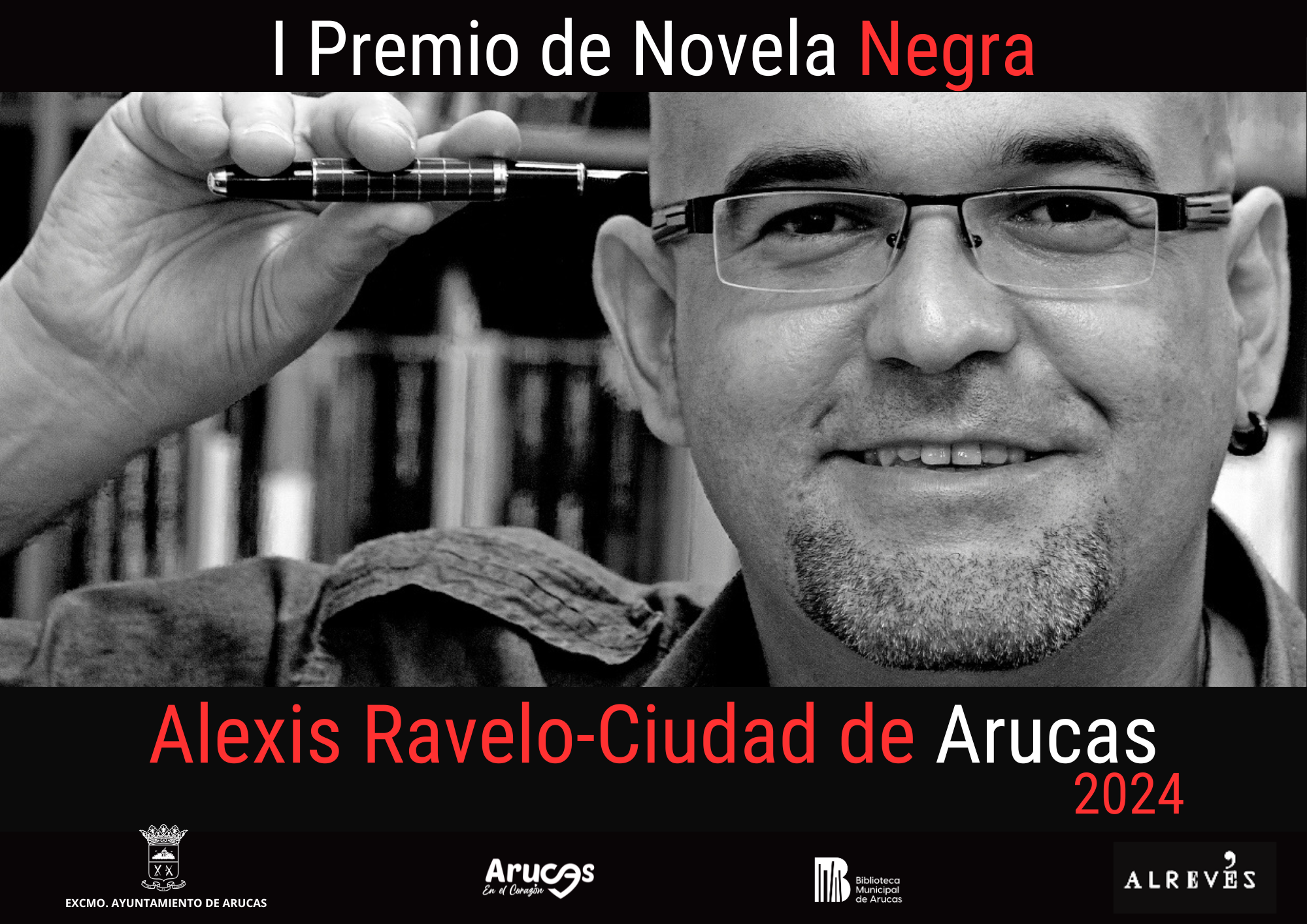 Imagen de El Ayuntamiento de Arucas y Alrevés Editorial, convocan la primera edición del Premio de Novela Negra Alexis Ravelo - Ciudad de Arucas 1
